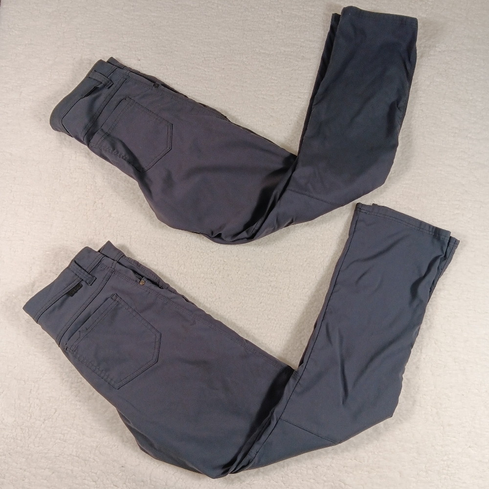 Wrangler Pants Mens 34x34 Gray All Terrain X Gear ATG Cargo Hiking Lot Of 2
